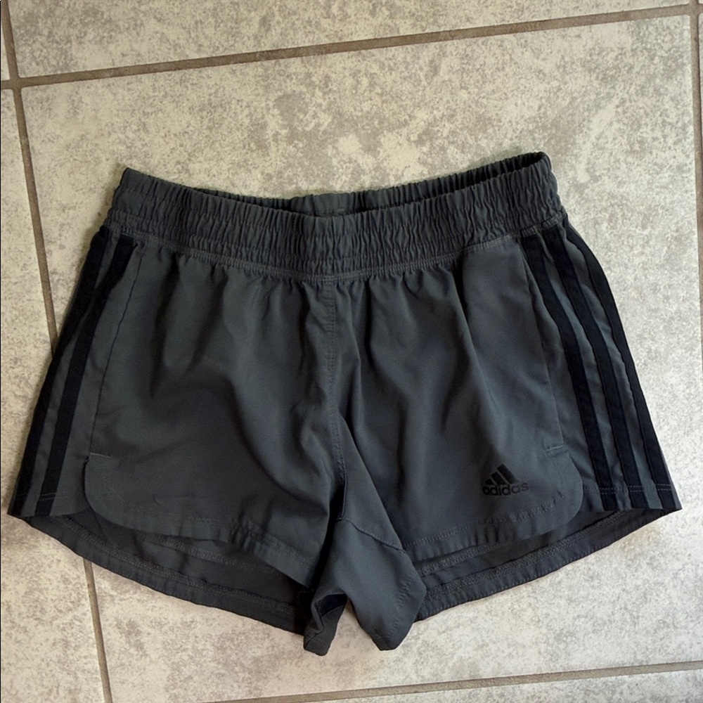 Adidas Women's Dark Gray Athletic Shorts